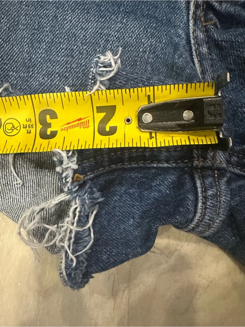 Abercrombie & Fitch Low Rise Denim Shorts